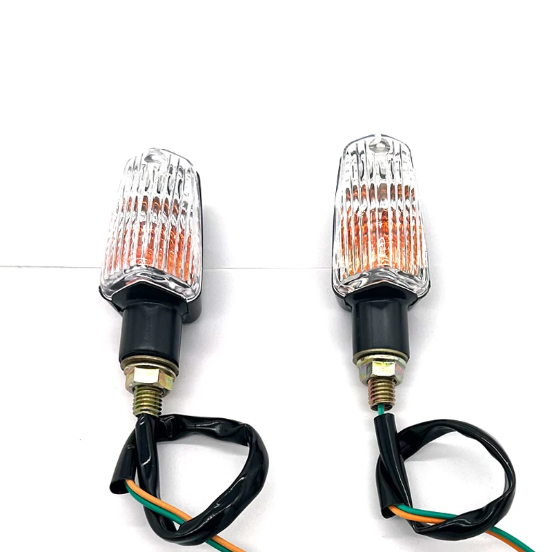 2pcs Universal Motorcycle Turn Signal Light Blinker Indicator Flasher Lamp For ATV Scooter Dirt Bike Go Kart Honda Yamaha