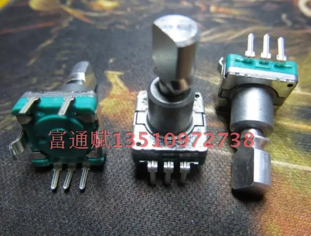 [VK] Japan ALPS  encoder coding switch turn 360 degrees 15 pulse EC11-30 with the 16 half shaft switch