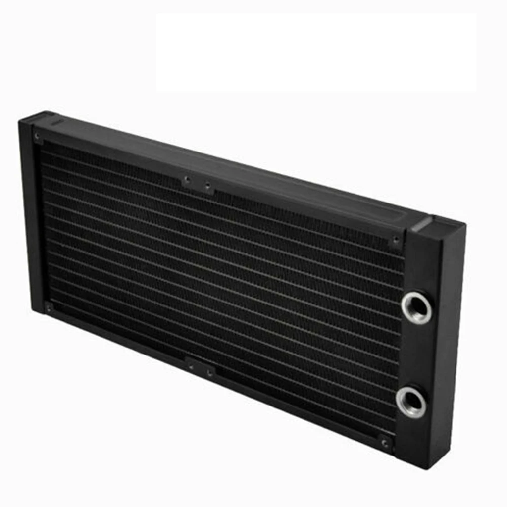 280mm Radiator Aluminum Heat Sink Black Computer Water Cooling Systems DIY