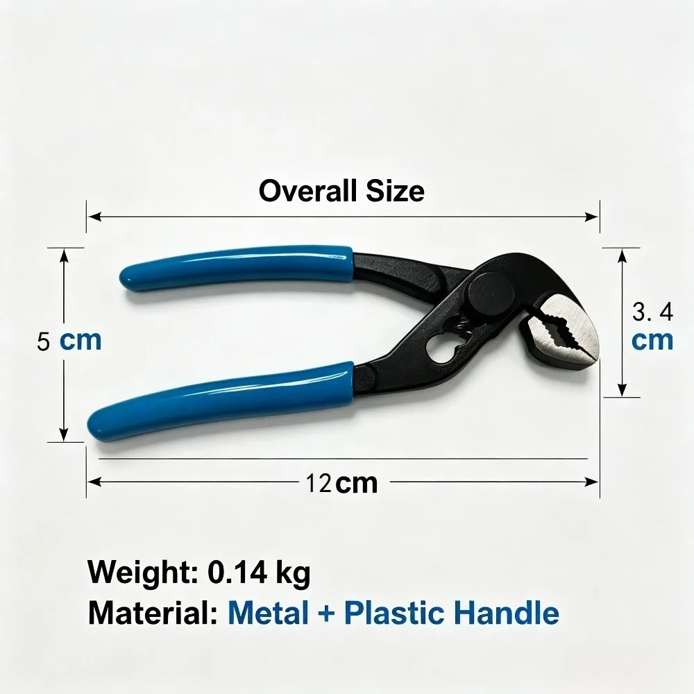 Universal Quick Clamp Water Pump Pliers Large Jaw Adjustable Plumbing Wrench For Pipe Installation Repair