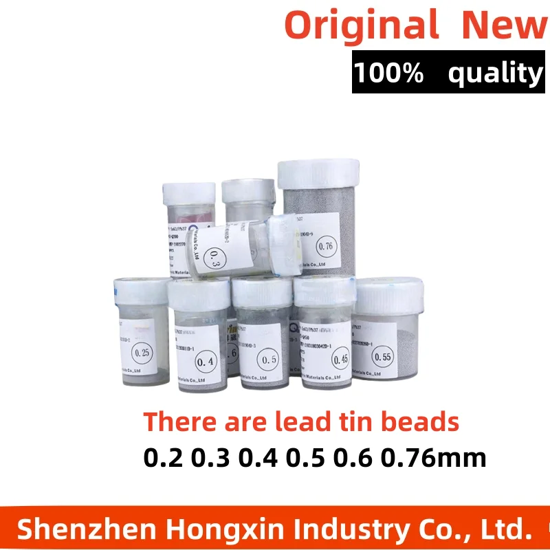 

Lead tin bead tin ball Taiwan BGA tin ball 250000 pieces 0.2 0.3 0.4 0.5 0.6 0.76mm
