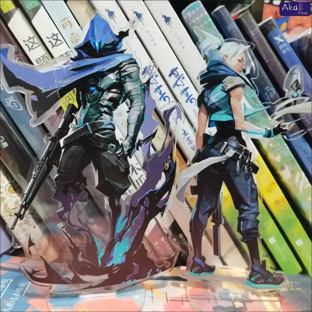 Valorant Acryl-Standfigur, Spielfigur, Schreibtischdekoration, Sammlerstück, Modell, Display, Ornament, Geschenk für Fans