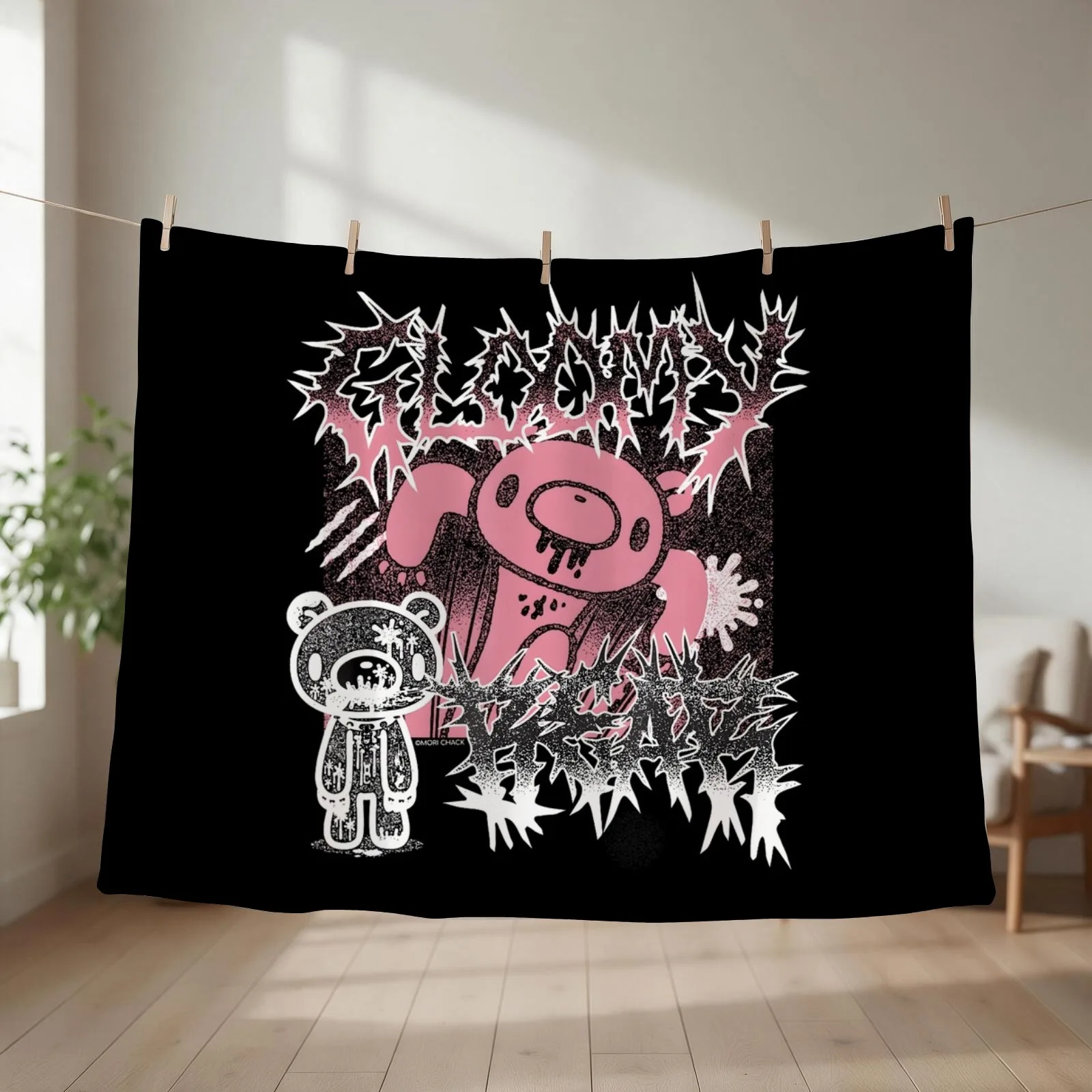 Metal Band Anime Manga Throw Blanket Shaggy Sleeping Bag Luxury Brand christmas gifts Blankets