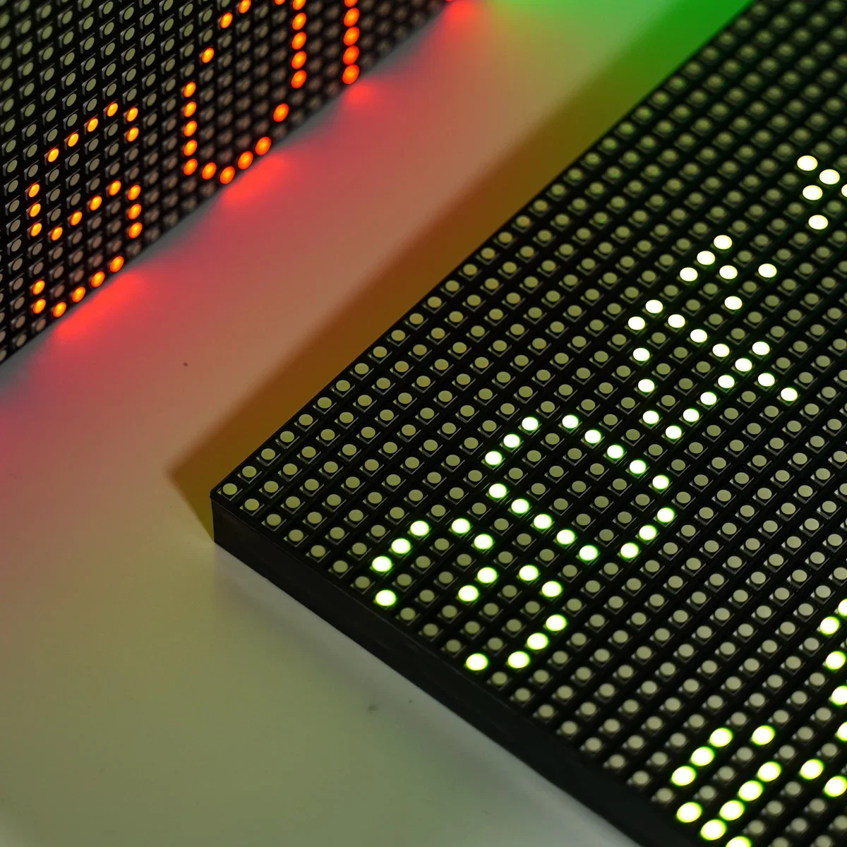 Indoor P4.75 SMD Red Dual Color Led Scrolling Signboard Module 304x152mm Replace F3.75 Dot Panel Matrix  64x32 Pixels