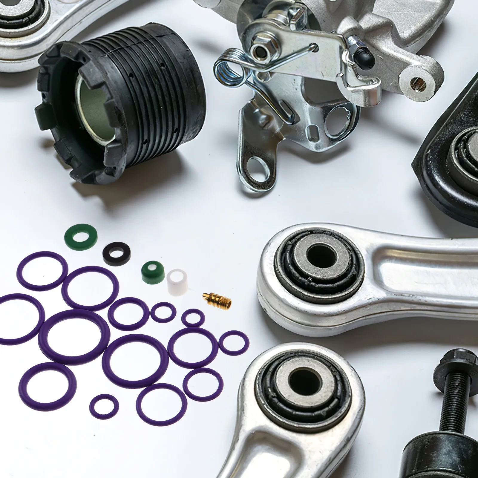 

1Set Car Air Conditioning O-Ring Kit Assorted Sizes Rubber O Rings for Automotive Seal Repair Car Air Conditioner Rings