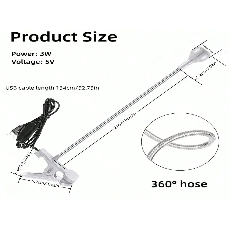 네일용 UV 램프, 미니 LED 젤 네일 폴리쉬 라이트, 3W 젤 네일 드라이어, 유연한 구즈넥 포함, 젤 네일 폴리쉬 경화용