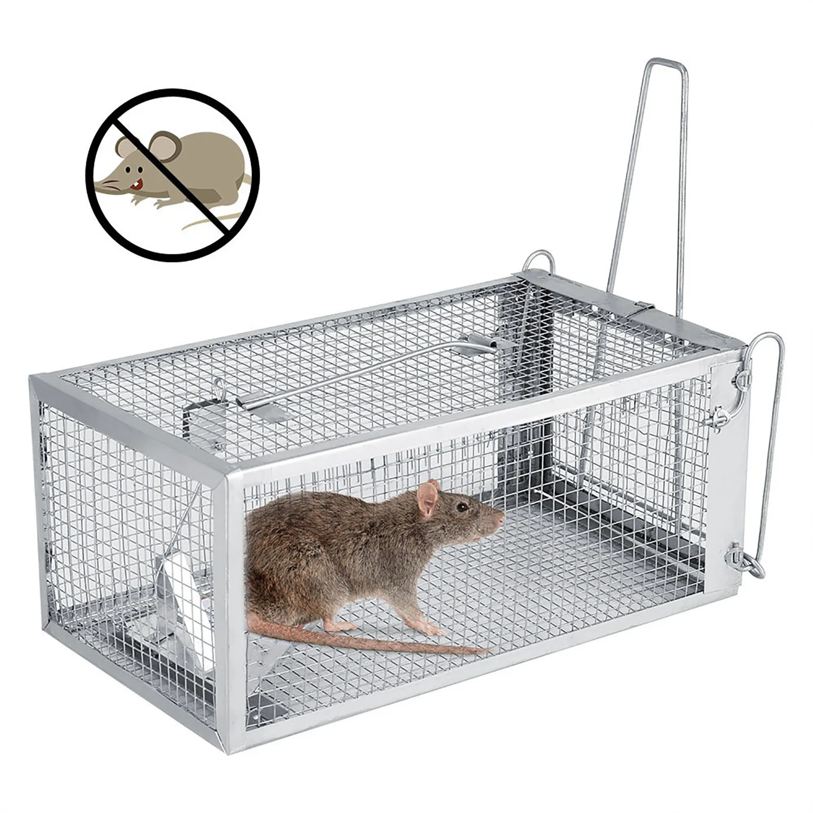 26.2*14*11.4cm Rat Trap Cage Small Live Animal Pest Rodent Mouse Control Bait Catch Rat trap