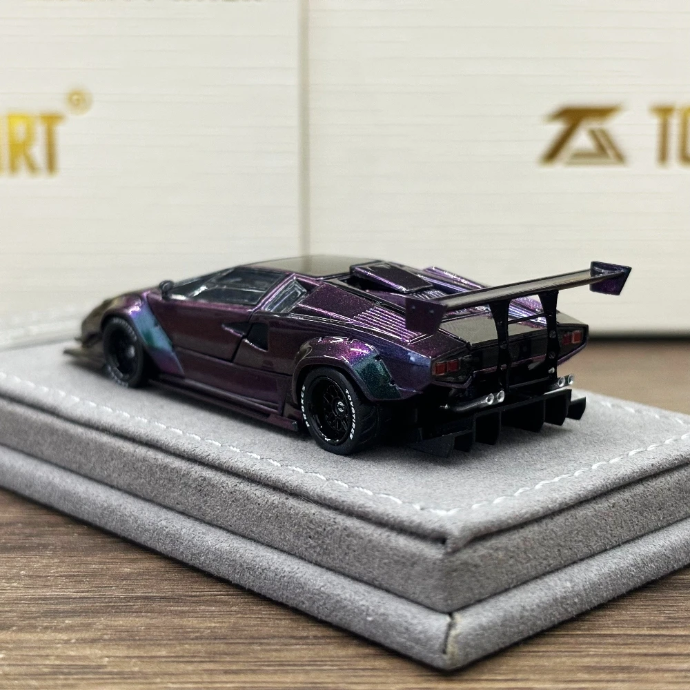TopArt 1:64 Malaysia LBWK Countach Chameleon Color Diecast Model Car nel 2025