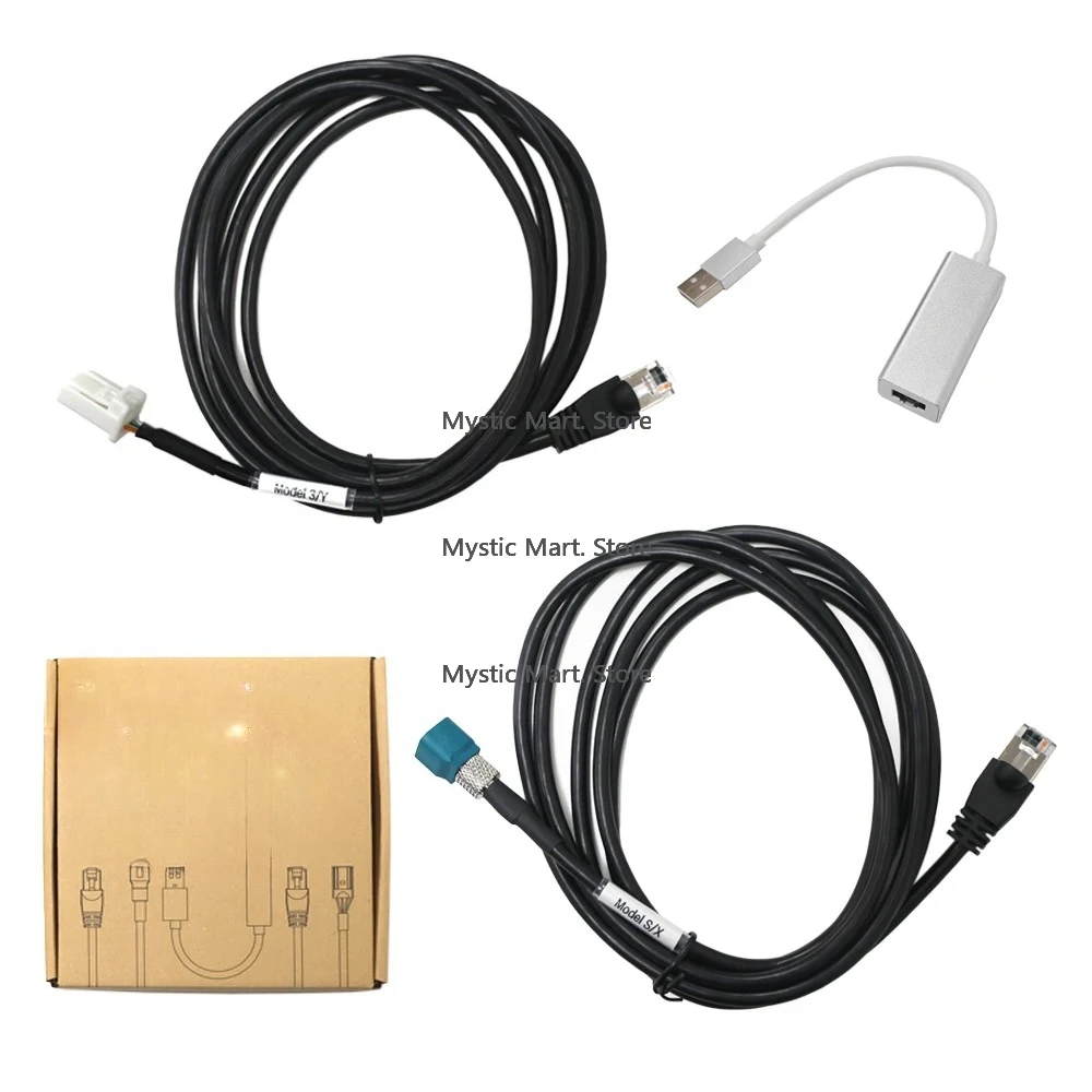 

CompleteDiagnostic Programming Cable Vehicle Diagnostics for Model 3/Y/S/X X431 Diagnostics Ethernet connector