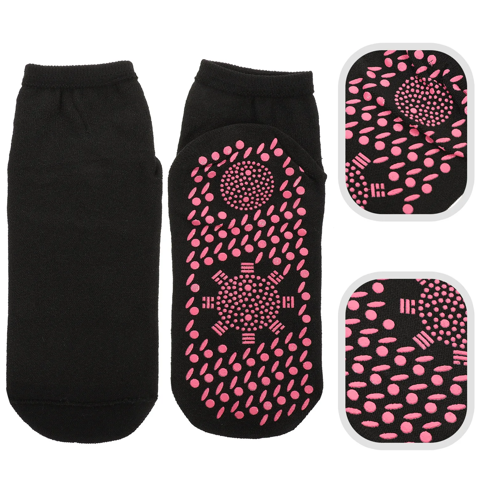 

6 пар самонагревающихся носков с массажной функцией, ультраэластичные теплые зимние термоноски для улучшения кровообращения при холодных ногах, унисекс