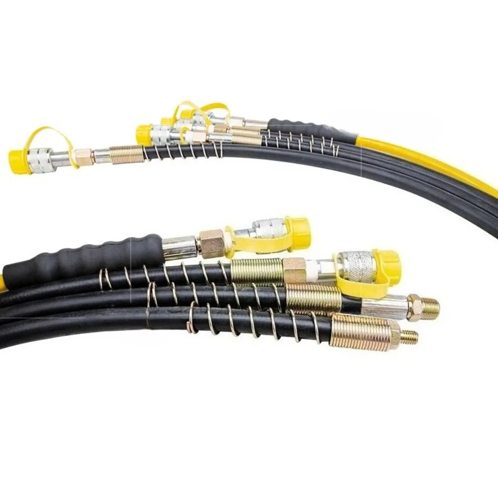High pressure oil pipe with 3/8 joint internal and external thread 70MPA hydraulic oil pipe hose rubber pipe M10 length