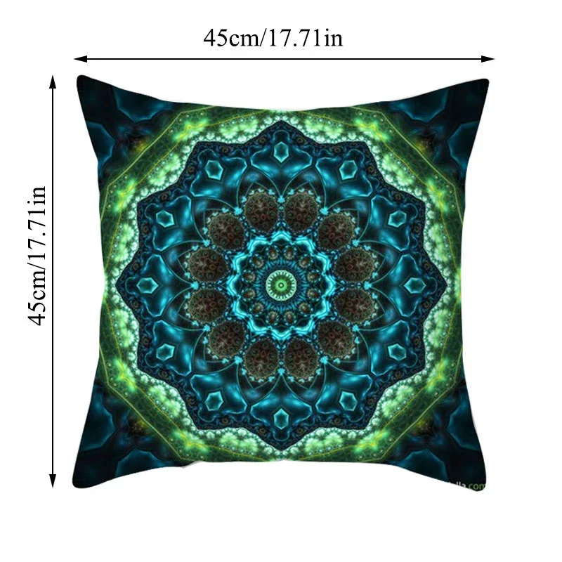 Decorative Sofa Pillowcase Throw  Green Collection Cushion Cover Eye Geometric Abstract pillowcase 40x40cm 50x50 45x45