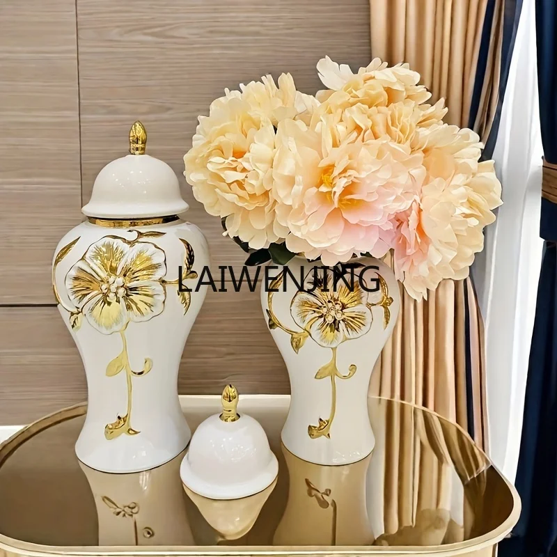 SGF الحديثة الزنجبيل جرة الديكور الزفاف البلاتين زهرية الشمال غرفة المعيشة ديكور المنزل