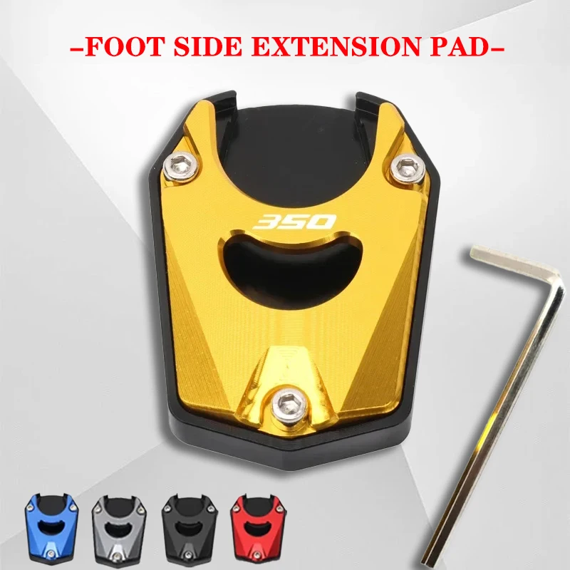 

For FORZA 350 For NSS 350 2021-2023 2022 Motorcycle CNC Kickstand Foot Side Stand Extension Pad Support Plate Enlarge Stand