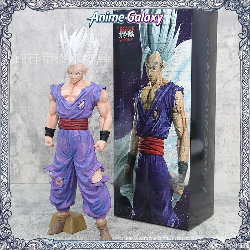 

Dragon Ball Series Hero Beast Gohan White God Form Figure High Precision Anime Model Collection Desktop Decor Peripheral Ornamen