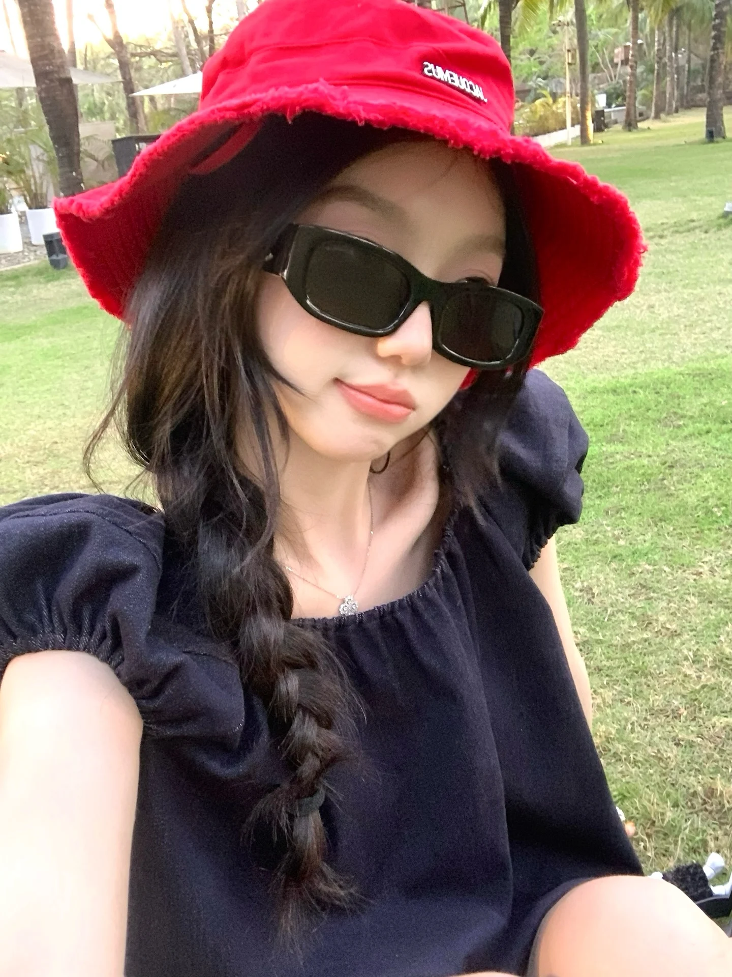 

Женская джинсовая рубашка Zhang Bao Bao из хлопка, свободного кроя, с квадратным вырезом, для повседневной носки, летняя, модная