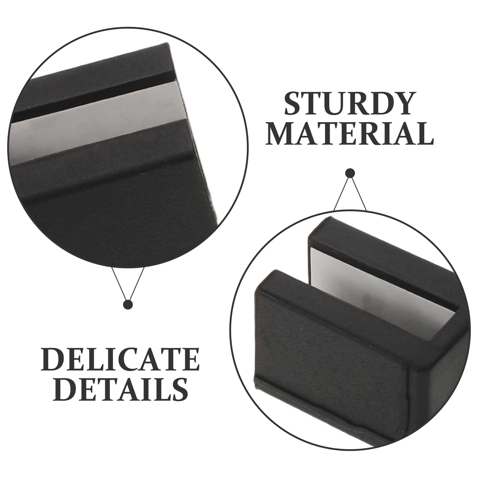 8 قطعة مقبض كابينة سيليكون يغطي حشوات الزوايا السوداء الطفل التدقيق لطاولة الأثاث حافة حامي سلامة المكاتب المنزلية #5