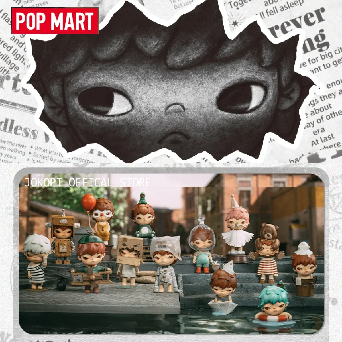 Echte POPMART HIRONO Little Mischief Collection Blind Box Niedliche Figur Spielzeug Ideale Geschenkoption