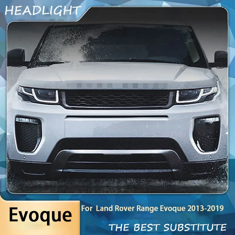 Car Styling For Land Rover Evoque 2013-2018 Head Light Assembly Upgrade Projector Lens DRL Bi Xenon Turn Lamp Accessories