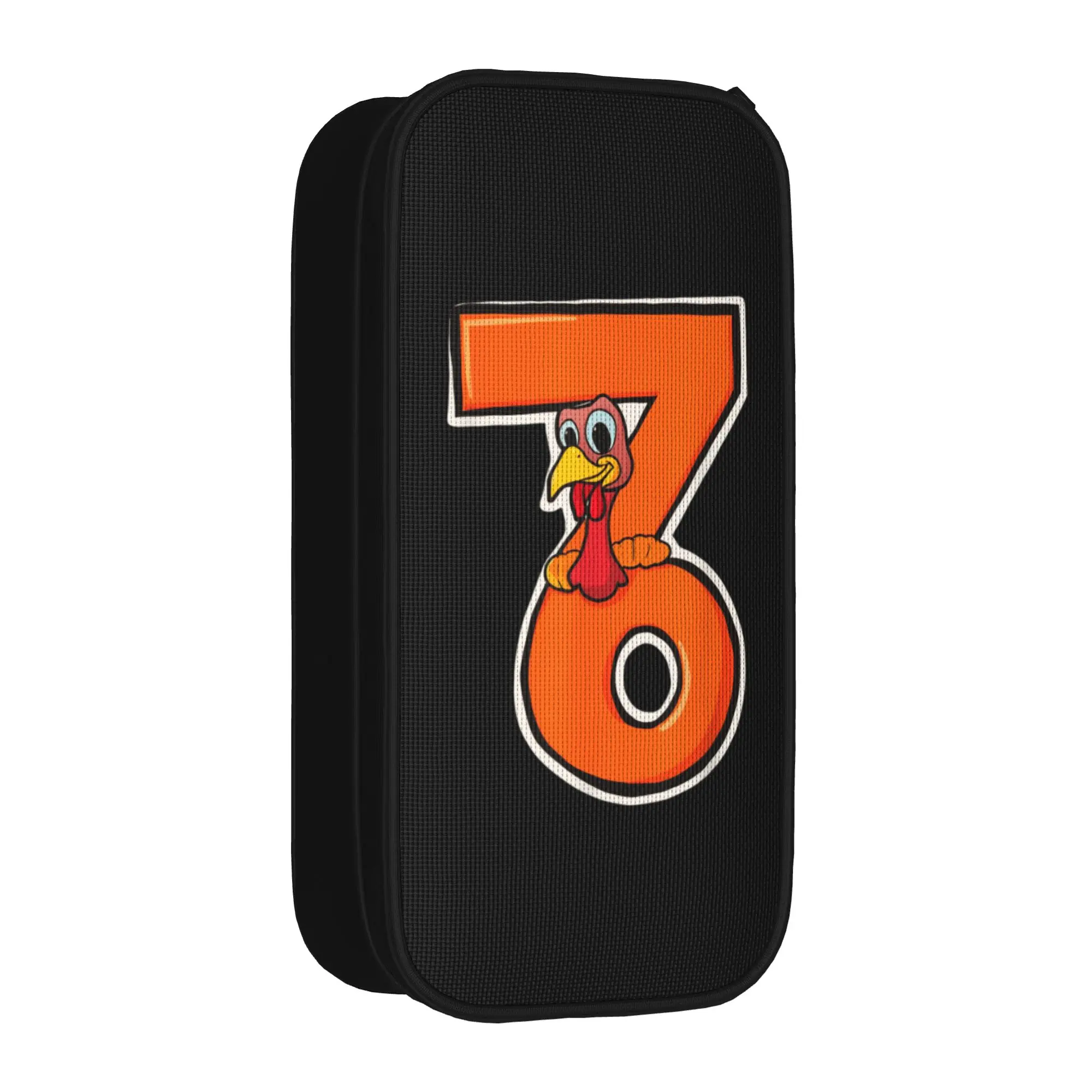 Lovely Turkey Six Seven Funny 67 Meme Pencil Case Gen Slang Pencil Pouch Pen Holder Girl Boy Big Capacity Bags School Stationery