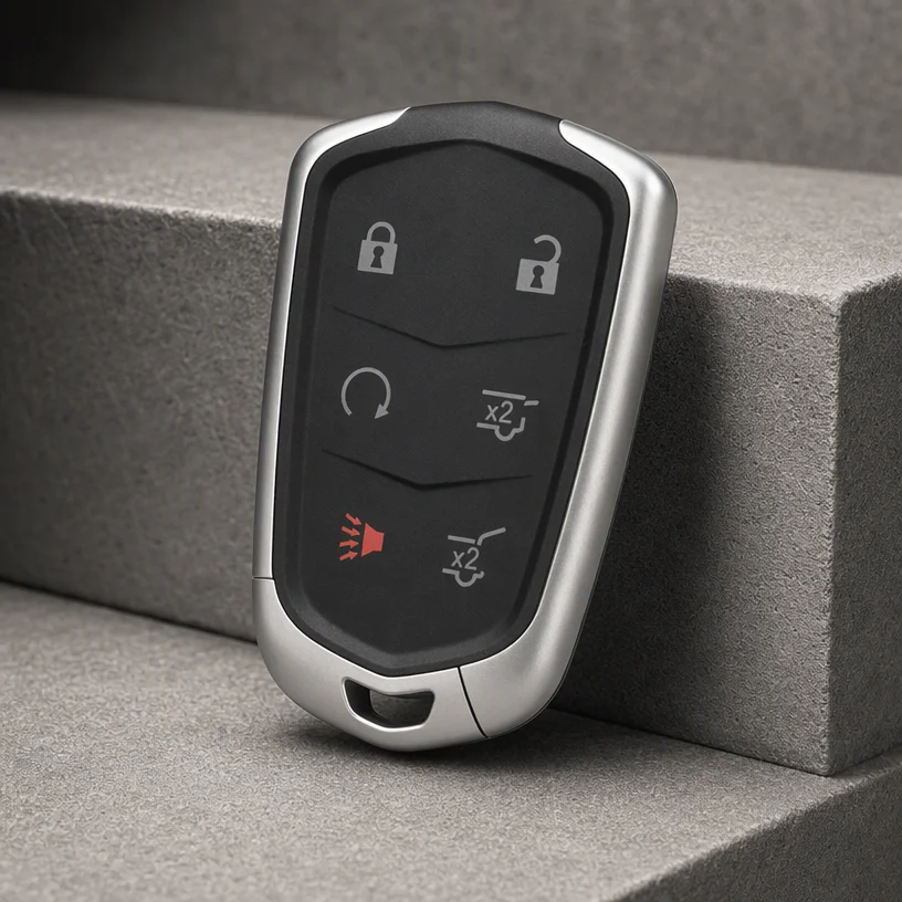6 Buttons Remote Car Key 315Mhz FCC HYQ2AB 433Mhz FCC HYQ2EB ID46 NCF2951E Chip For Cadillac Escalade 2014-2019