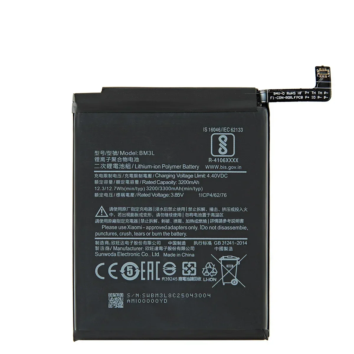 Brand New  BM3L 3300mAh Battery For Xiaomi 9 Mi9 M9 Mi 9 BM3L High Quality Phone Replacement Batteries +Tools