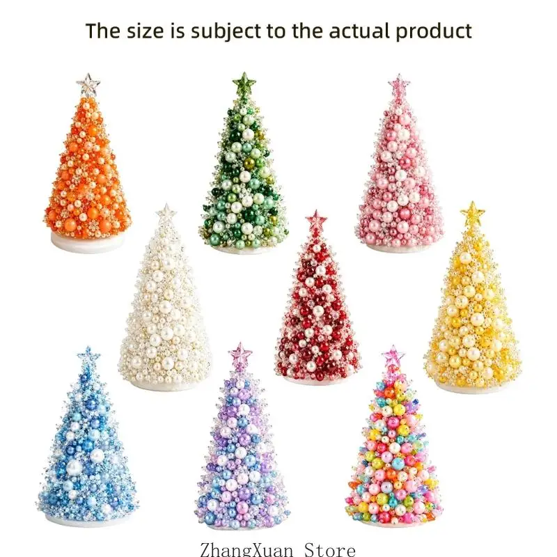 Build-a-Tree Weihnachtsperlen-Bastelset, 1 Projekt mit gemischten und transparent strukturierten Teilen für saisonale – Detail 6