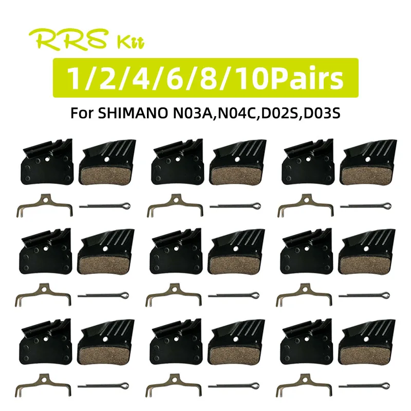 RRSKit Ceramic Disc Brake Pads For Shimano M9120 M8120 M7120 Bike Brake Pad Bicycle Accessories Cycling Parts For N03A N04C DO2S