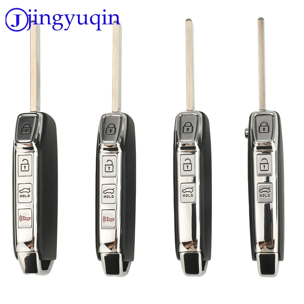 Jingyuqin 3/4 أزرار سيدان/SUV تعديل البعيد الوجه للطي حالة مفتاح قذيفة فوب منتج جديد لكيا النسخة الأصلية #3