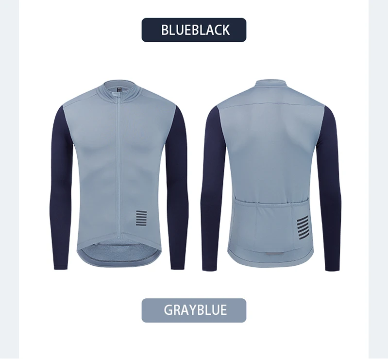 YKYWBIKE Winter Herren Radtrikot 5-15 ° C Thermofleece-Radsportbekleidung Fahrradjacke MTB Rennradjacke Radfahrer-Oberteile – Detail 12