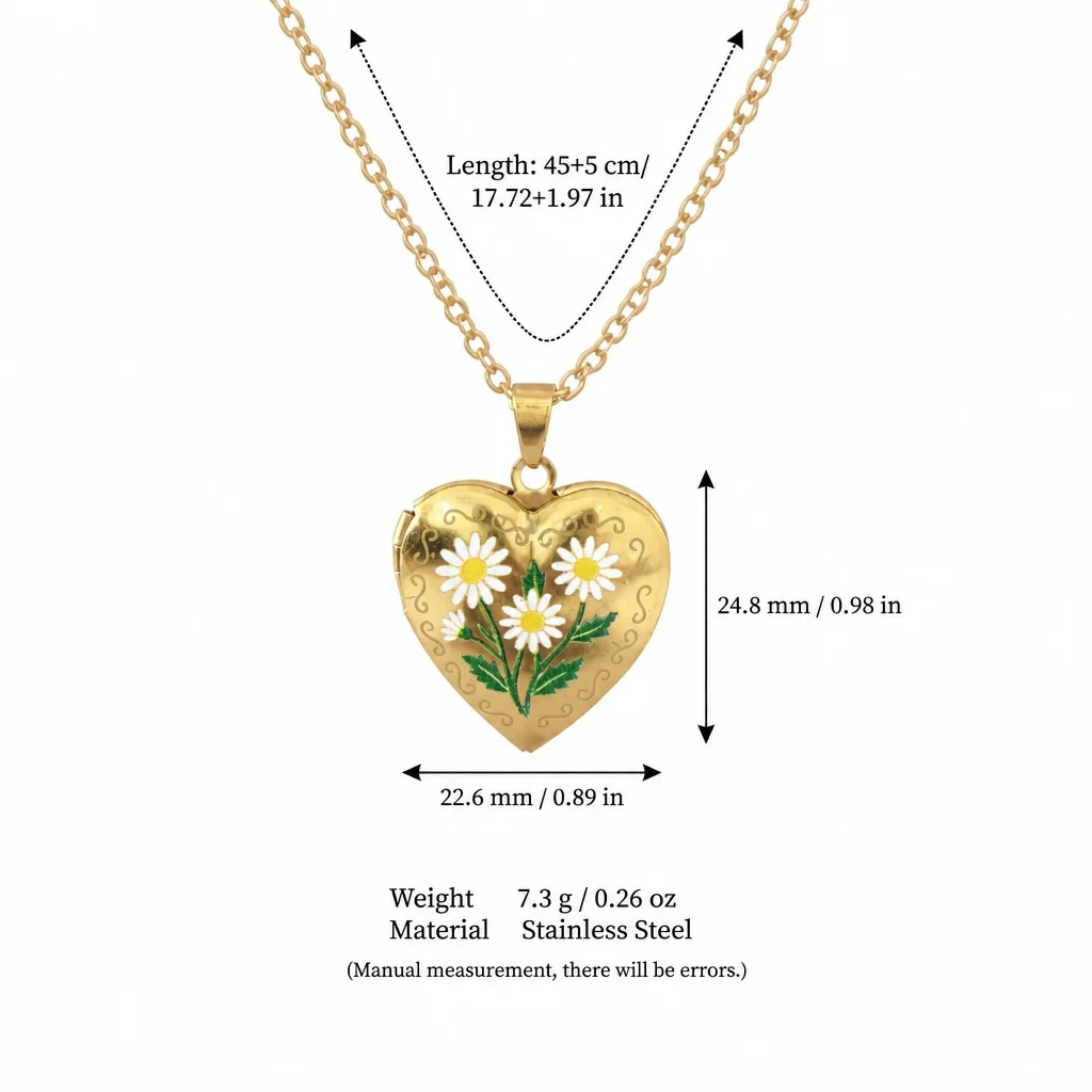 Kompaktes und exquisites Design, neues Produkt, Dezember-Blumen-Liebes-Halskette, verstellbar, für Damen – Detail 5