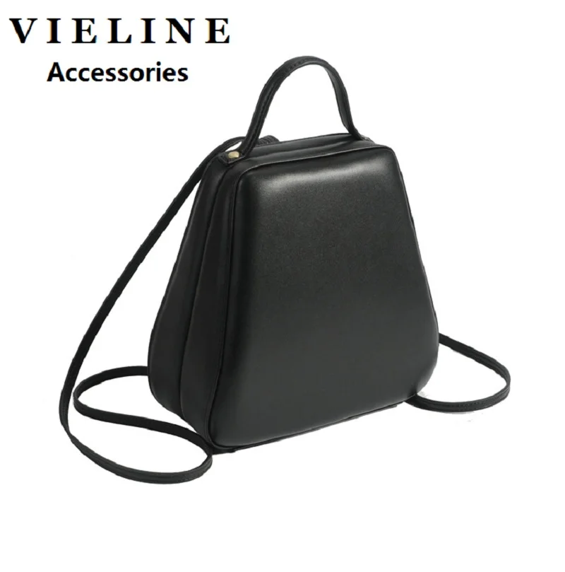 

VIELINE New Versatile Backpack Korean Style Genuine Leather Small Backpack High Quality