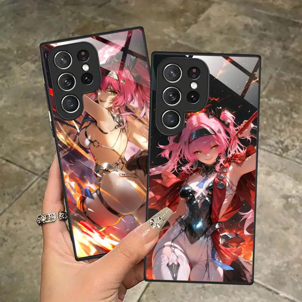 Wuthering موجات لوبا قضية الهاتف المحمول لسامسونج غالاكسي S25 S24 S23 S22 S21 S20 نوت 20 زائد FE الترا غطاء زجاجي غطاء جميل #3