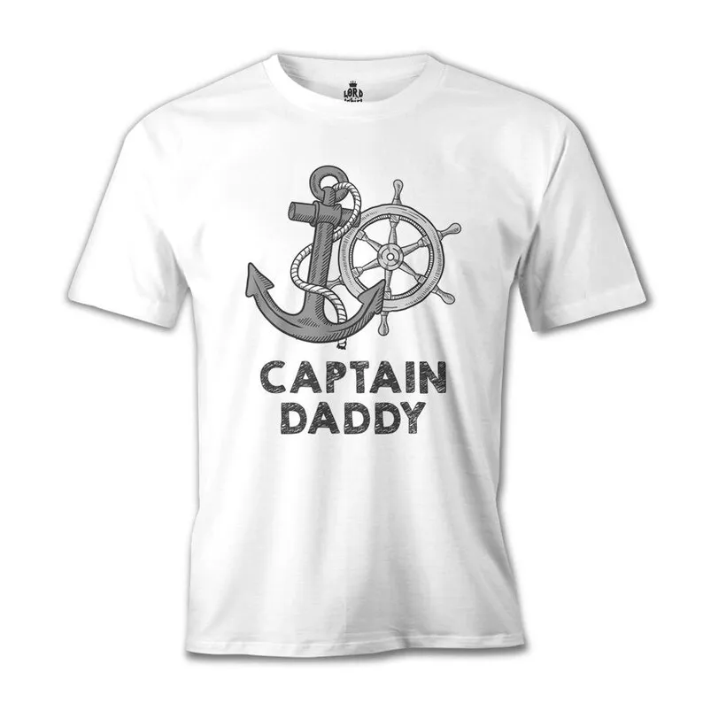 

Captain Daddy White Men T-Shirt, Women T-Shirt, Kids T-Shirt, Unisex Sweatshirt