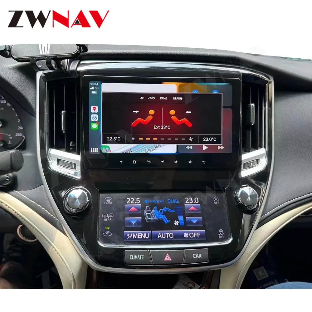 Car Radio Screen For Toyota Crown 14 Android Auto Multimedia Player Carplay GPS Navigation Audio Autoradio