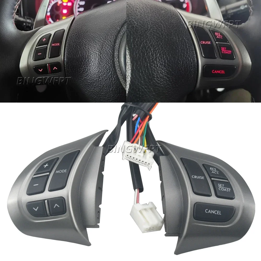 

Высокое качество левый + правый громкость телефона кнопка переключения рулевого колеса для Subaru Forester 2011 2012 Impreza 2007-2011