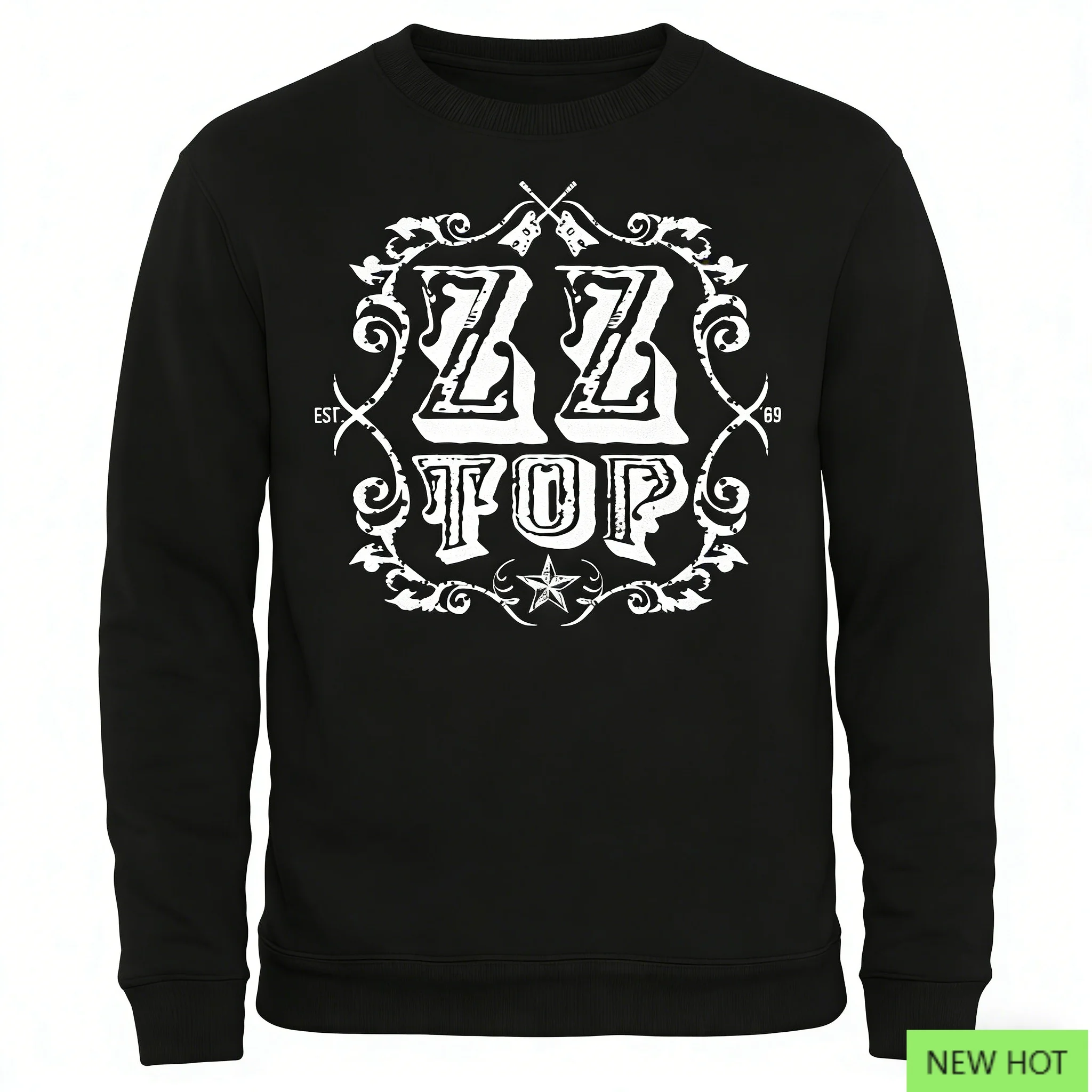 

ZZ Top Стильная толстовка, повседневный топ, обязательный для тех, кто предпочитают музыку Мода и эстетика Blues Rock