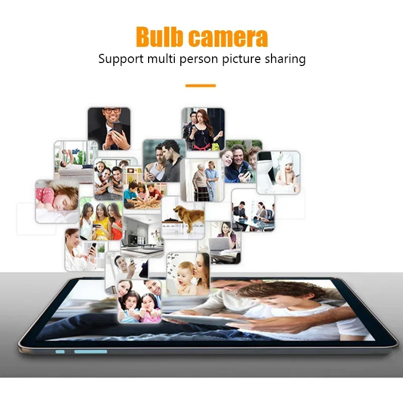 NEW E27 5G Wifi Bulb Surveillance Camera Night Vision Automatic Human Tracking 4X Digital Zoom Video smart home Security Monitor