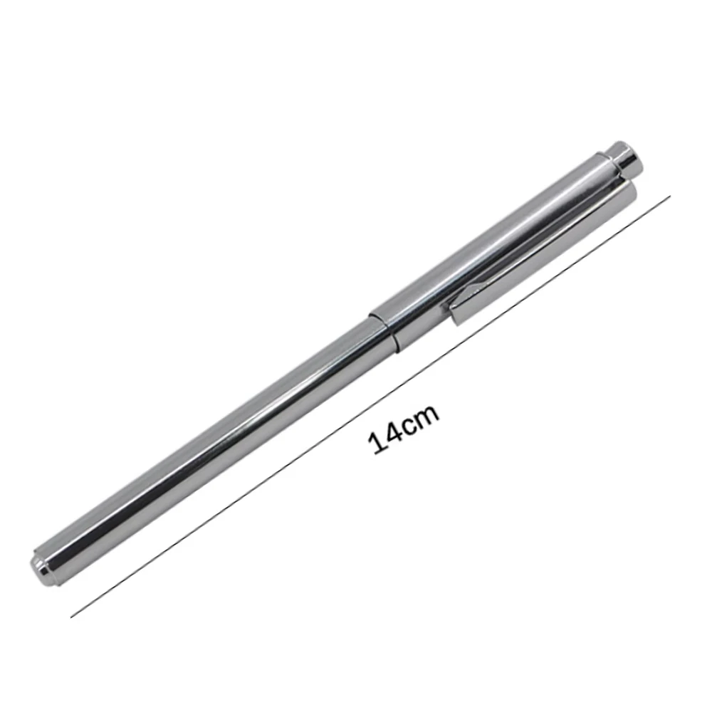 Metal Pen Through Paper Magic Trick - Real Pen Writing Function Close Up Illusion Prop for Street Party No Skill Needed