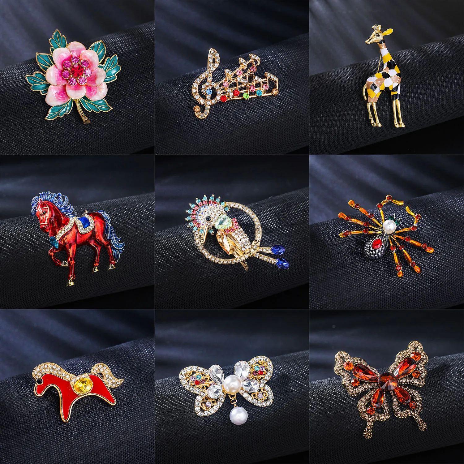 

Брошь-паук на Хэллоуин, необычная и преувеличенная индивидуальность, брошь с креативными аксессуарами для одежды из капельной эмали