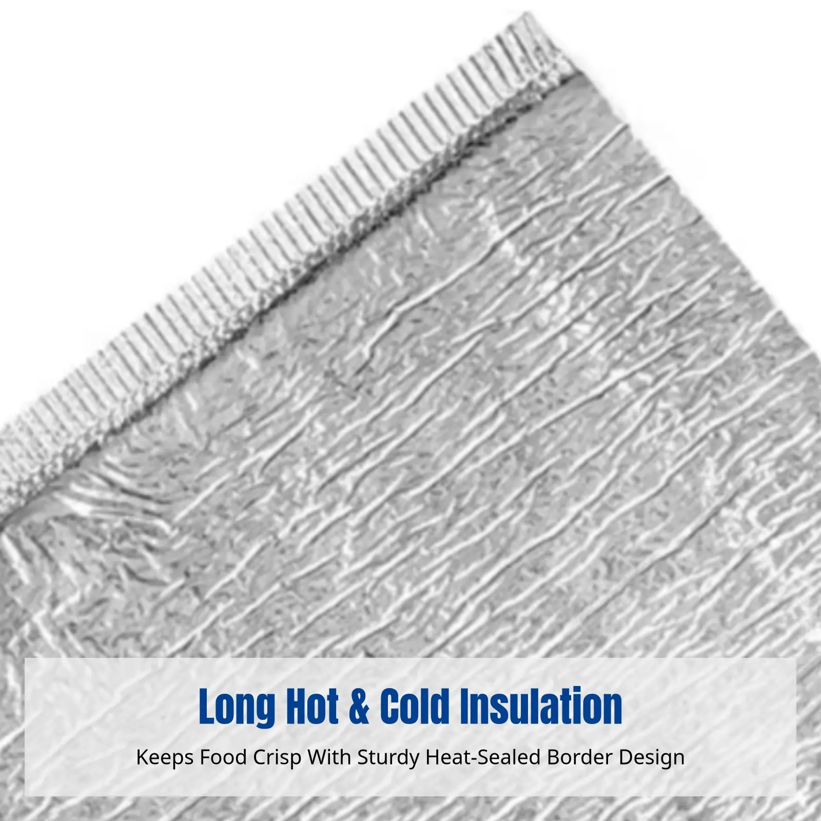 

Термосумка для холодных продуктов, изолированная упаковка для доставки, водонепроницаемая алюминиевая фольга, блестящая, для доставки морепродуктов и барбекю