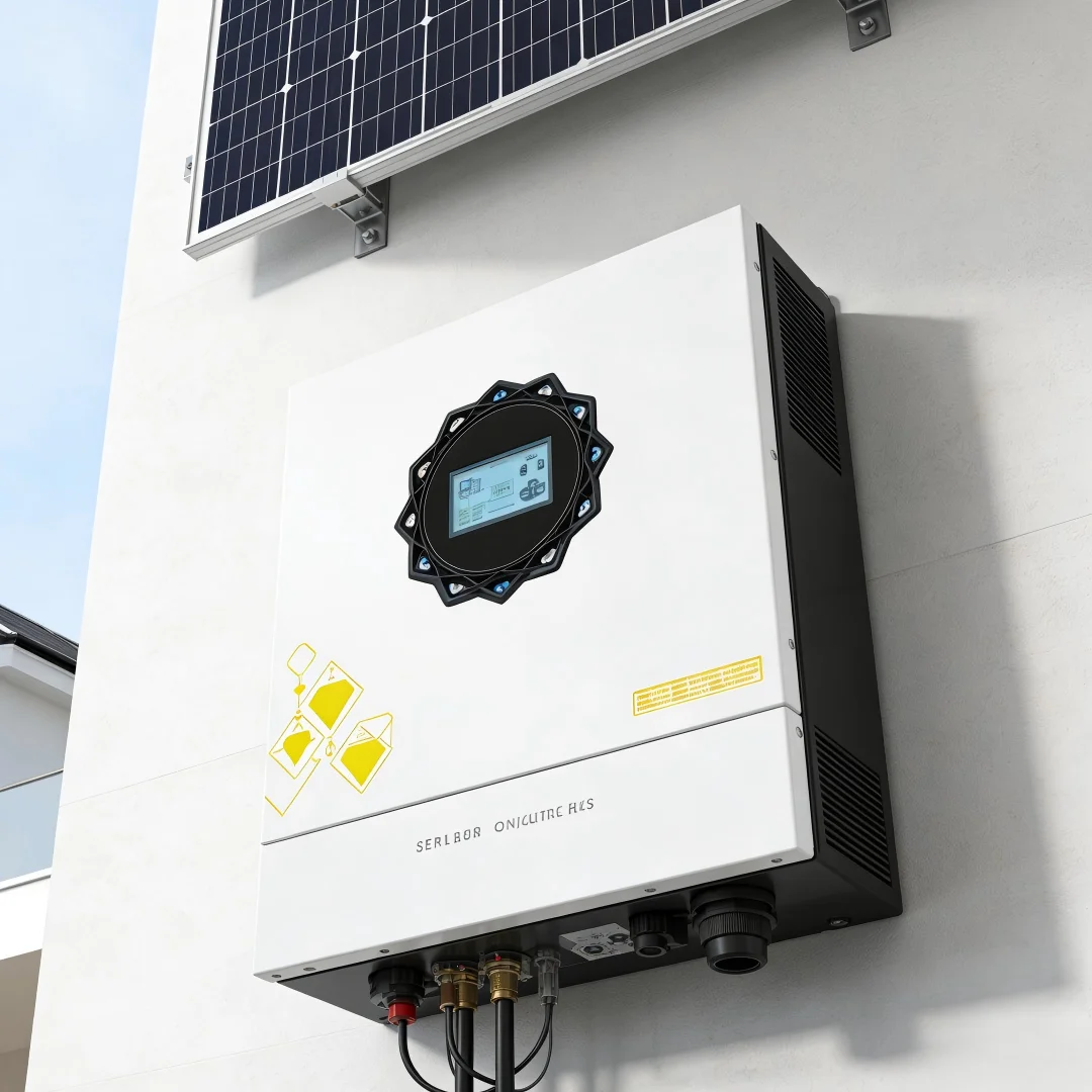 Display with Power Generation Consumption Data Visualization 8.5KW Pure Sine Wave East Inverter  Touch Screen HD