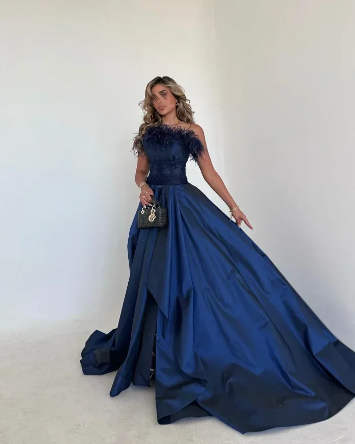 Customized Floor Length Vestido Dourado Longo Formal Dress Women Elegant Shiny Dress Dresses 2024 سيرين سيرين لفساتين السهرة