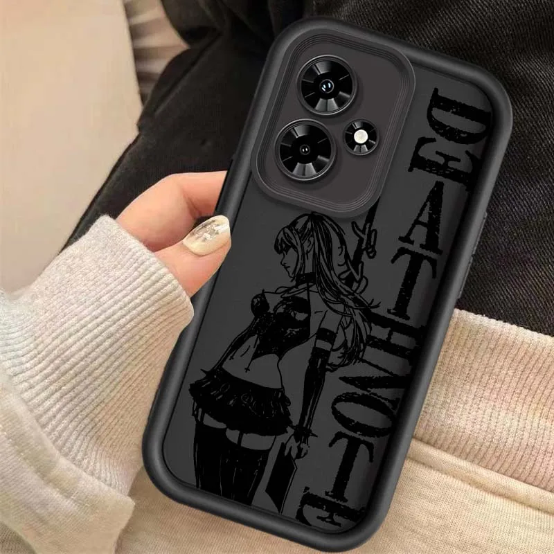 Death Note Anime Cover For Infinix GT Hot 70 60i 60 50i 50 40 40i 30 30i 20 20i 12i Pro Play NFC Eye Ladder Phone Case