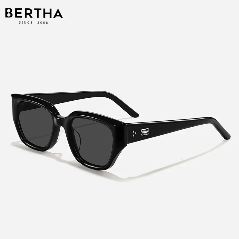 BERTHA 2024 New Fashion Sunglasses Advanced Sense UV Protection Eyeglass Trendy Frame Sunscreen Ultraviolet Lady Sunglasses