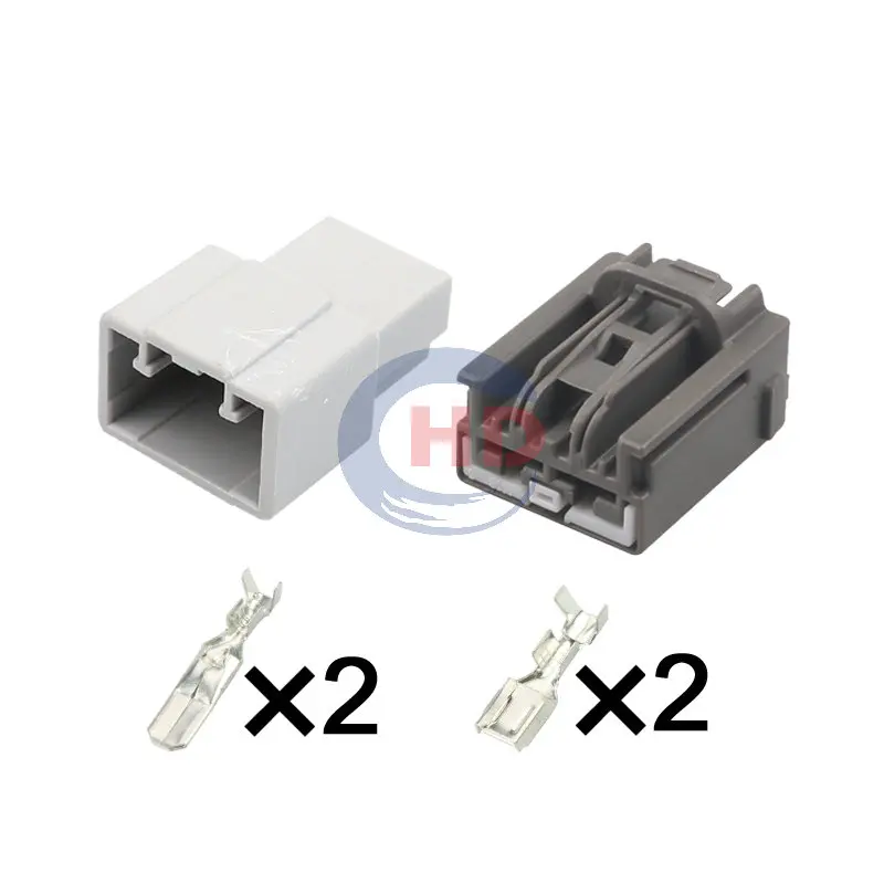 

1-20 sets 2 pin Motorcycle Wiring Harness Connector 7282-6458-40 7283-6458-40