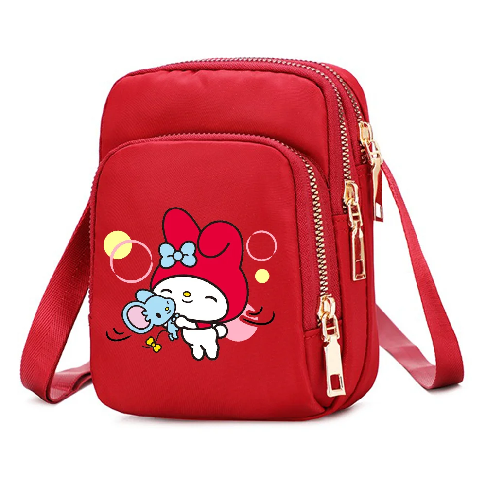 My Melody Crossbody Bag for Women Shoulder Bags Large Tote Bag Ladies Underarm Handbags Female Girl Purses Gift