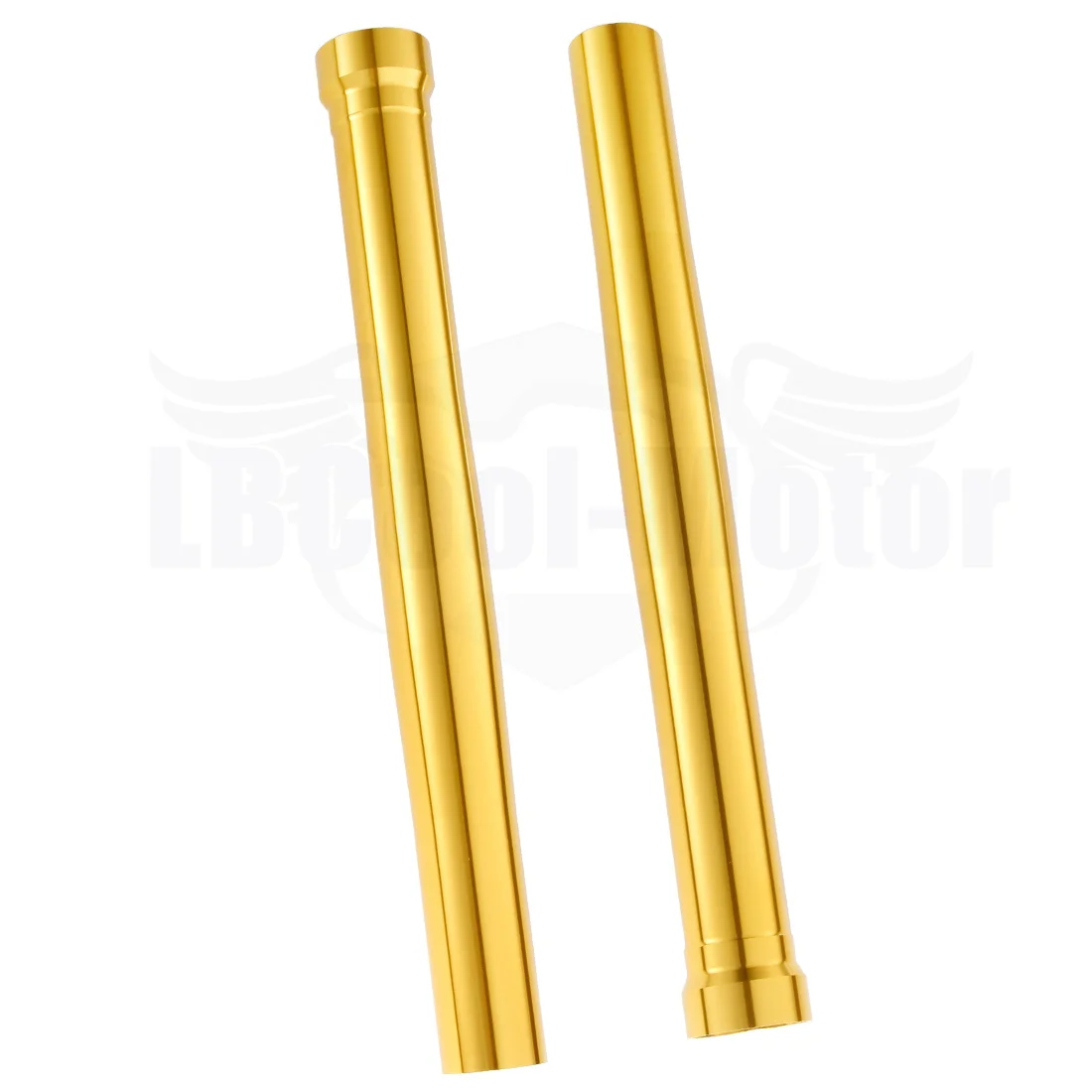 Front Outer Fork Tubes Pipes Pair For Yamaha R1 2009-2014 2010 2011 2012 2013 510MM 14B-23106-00-00 Aluminum Gold Stanchions