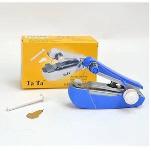 ماكينة خياطة محمولة ماكينة خياطة منزلية صغيرة بسيطة يدوية التطريز المحاصيل إصلاح الملابس النسيج آلة الخياطة اليدوية أفضل 10 آلات حبة مبيعات - رقم 1