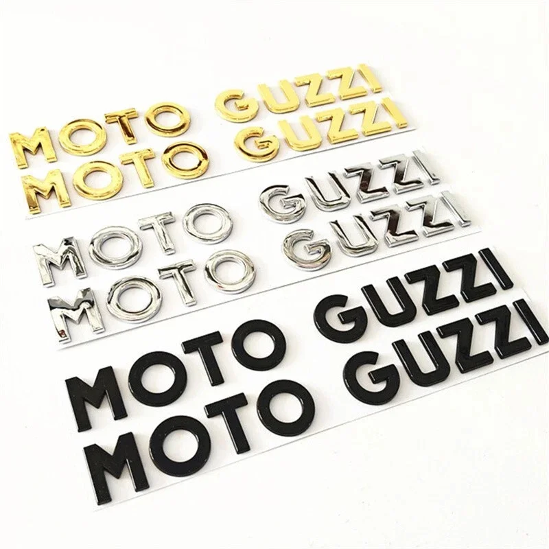 3D Motorcycle Bike Waterproof  Sticker for Moto Guzzi Italia Flag Decals Stickers Black Silver Gold  Color